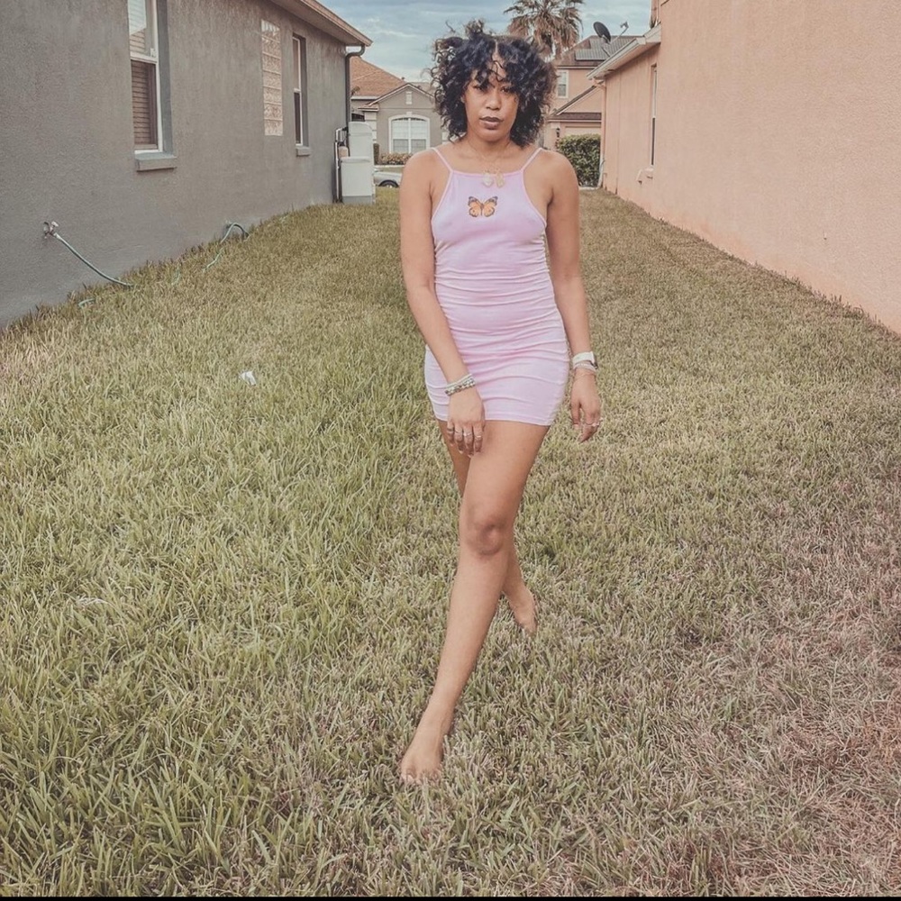 Urban Outfitters pink dress